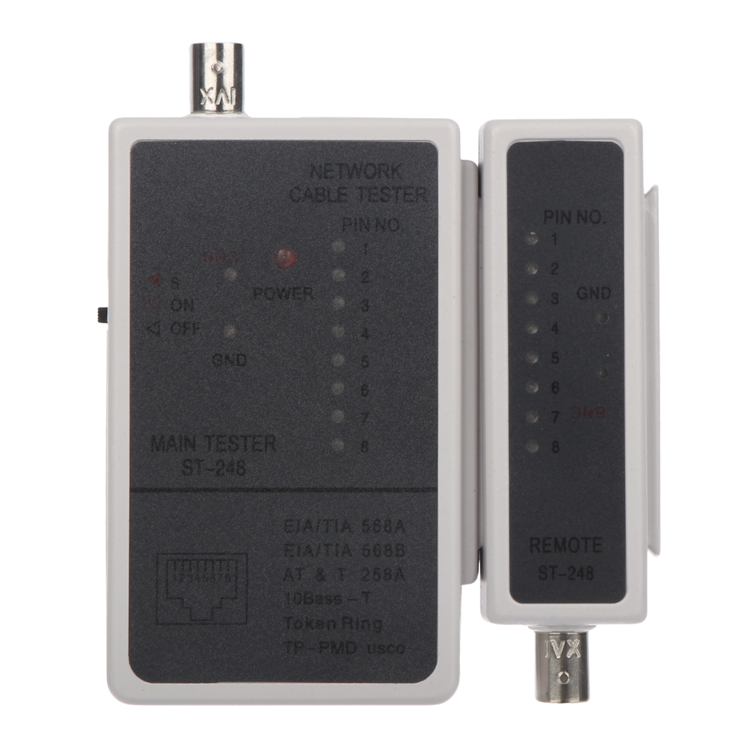 UMA TEST-UTPCOAX universele kabeltester voor UTP en Coax kabel met RJ45 en BNC aansluiting