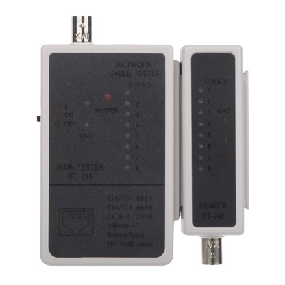 UMA TEST-UTPCOAX universele kabeltester voor UTP en Coax kabel met RJ45 en BNC aansluiting