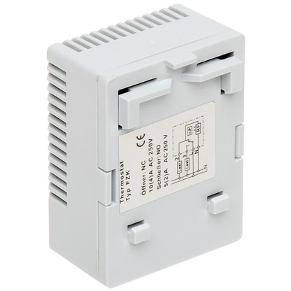UMA THRM-1 universele thermostaat voor een NO/NC schakeling bij een ingestelde temperatuur - DIN rail