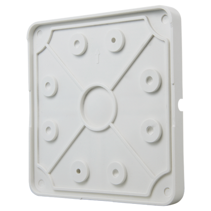 UMA U-MOUNT-BR50-W – Junction Box Cover – White – Indoor/Outdoor