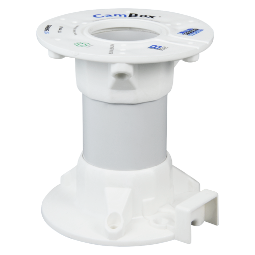 UMA U-MOUNT-CI11 universele witte montagebuis 11cm voor camera's van verschillende merken voor binnen en buiten