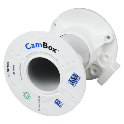 UMA U-MOUNT-CI11 universele witte montagebuis 11cm voor camera's van verschillende merken voor binnen en buiten