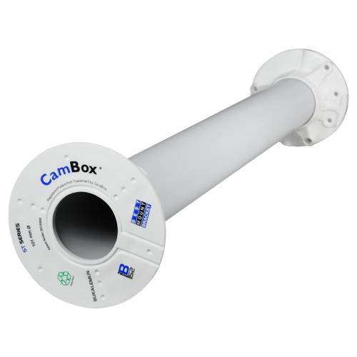 UMA U-MOUNT-CI50 universele witte montagebuis 50cm voor camera's van verschillende merken voor binnen en buiten