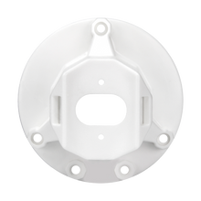 UMA U-MOUNT-CIS101 universele witte extra montagesteun voor een U-MOUNT montagebuis voor camera's van verschillende merken voor binnen en buiten