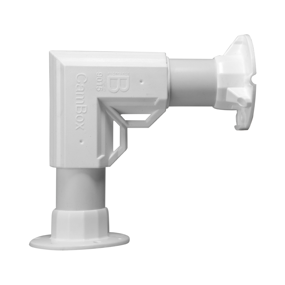 UMA U-MOUNT-CL9015 universele witte hoek 90 graden steun voor camera's van verschillende merken voor binnen en buiten