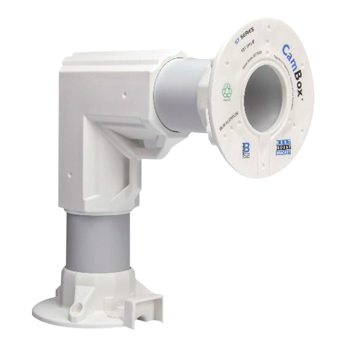 UMA U-MOUNT-CL9015 universele witte hoek 90 graden steun voor camera's van verschillende merken voor binnen en buiten
