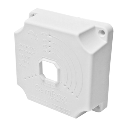 UMA U-MOUNT-J1118-W universele witte montage opbouwdoos voor camera's van verschillende merken voor binnen en buiten