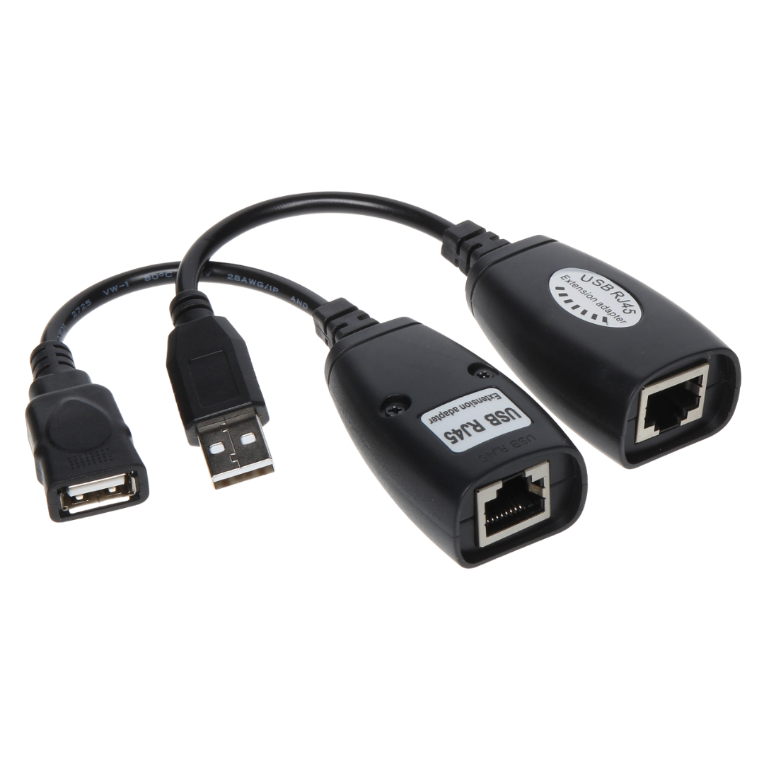 UMA USB-EX-50 USB verlenger kit over 50 meter Cat5,  5E of 6 UTP netwerkkabel