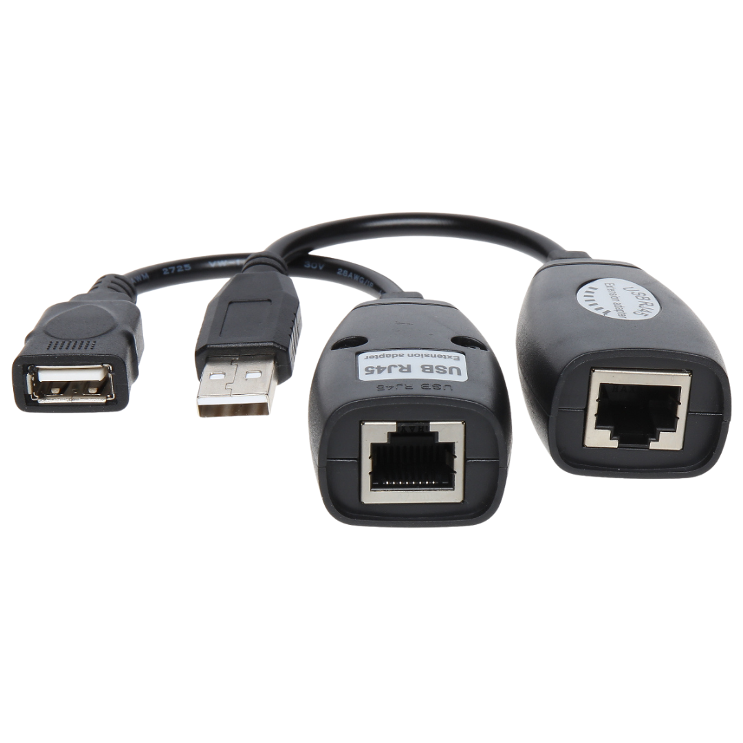 UMA USB-EX-50 USB verlenger kit over 50 meter Cat5,  5E of 6 UTP netwerkkabel