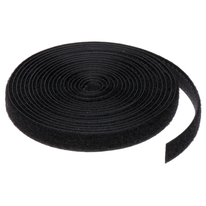UMA VELCRO-5-19 zwarte dubbelzijdige klittenband kabelbinder op rol van 5 meter bij 19mm