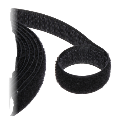 UMA VELCRO-5-19 zwarte dubbelzijdige klittenband kabelbinder op rol van 5 meter bij 19mm