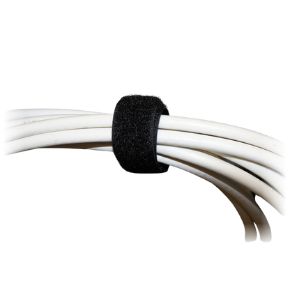 UMA VELCRO-5-19 zwarte dubbelzijdige klittenband kabelbinder op rol van 5 meter bij 19mm
