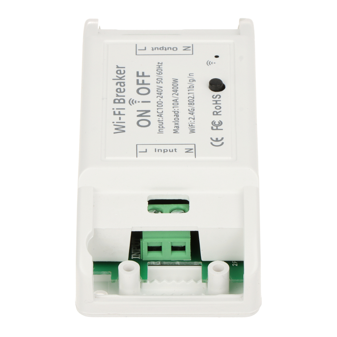 UMA WIFI-BREAKER-SMARTSWITCH-W Smart Wi-Fi universele schakelaar met timer en gratis Tuya applicatie