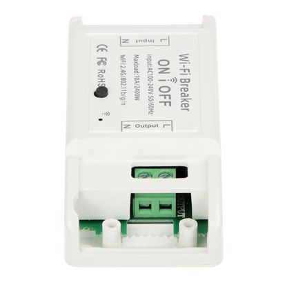 UMA WIFI-BREAKER-SMARTSWITCH-W Smart Wi-Fi universele schakelaar met timer en gratis Tuya applicatie