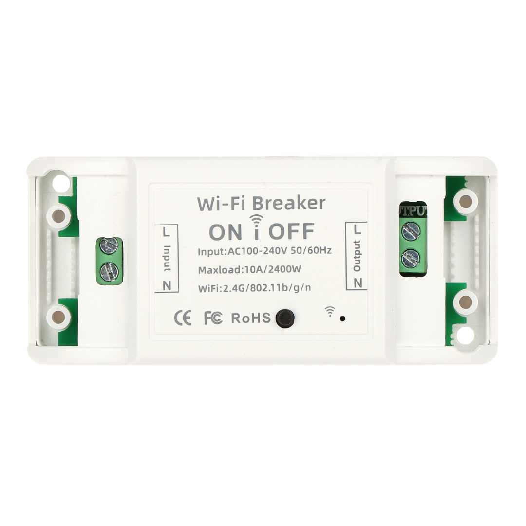 UMA WIFI-BREAKER-SMARTSWITCH-W Smart Wi-Fi universele schakelaar met timer en gratis Tuya applicatie