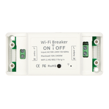 UMA WIFI-BREAKER-SMARTSWITCH-W Smart Wi-Fi universele schakelaar met timer en gratis Tuya applicatie