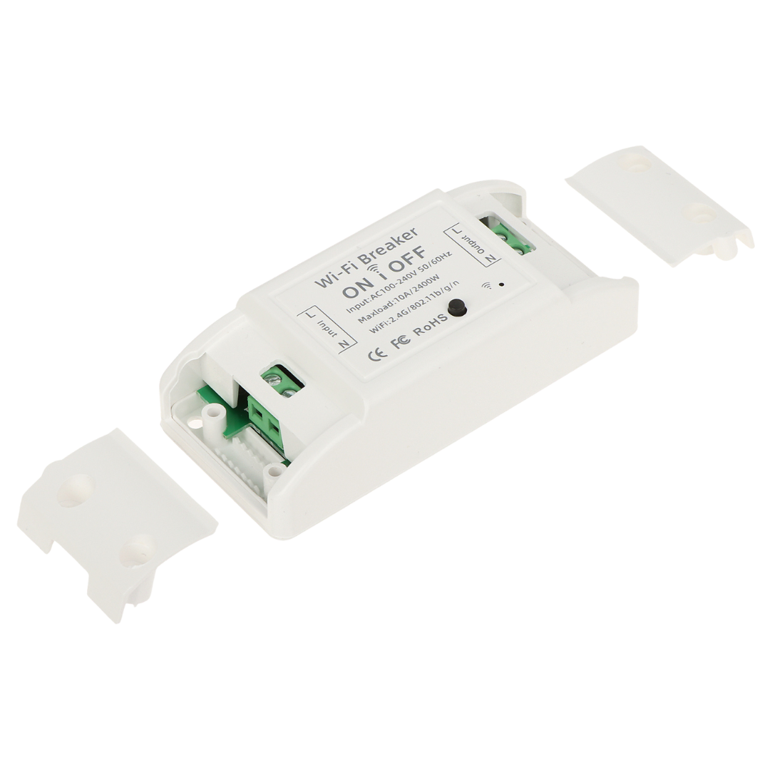 UMA WIFI-BREAKER-SMARTSWITCH-W Smart Wi-Fi universele schakelaar met timer en gratis Tuya applicatie