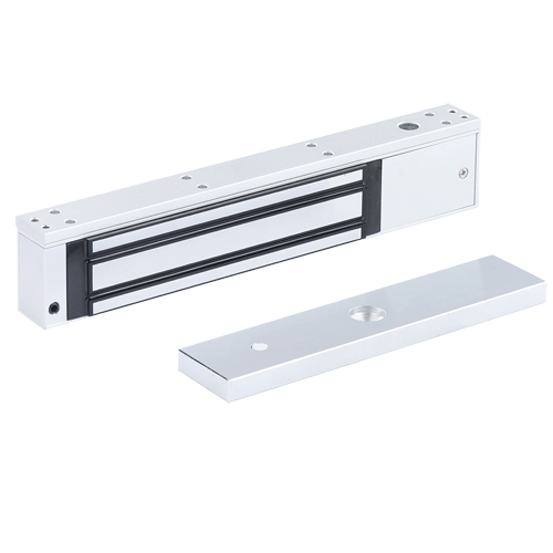 UMA WM-280T(LED) elektromagnetisch slot opbouw kleefmagneet met timer 280KG 12/24VDC fail safe