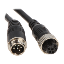 UMA 10M-CABLE-IP-A 10 meter aansluitkabel voor mobiele IP camera aan NVR met 6 pin M12 connector