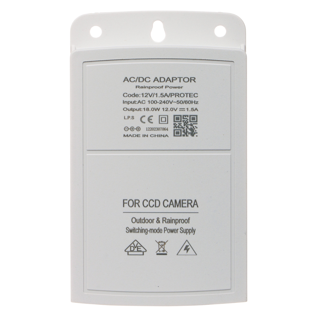 UMA 12V-1.5A-PROTEC voeding adapter voor buiten