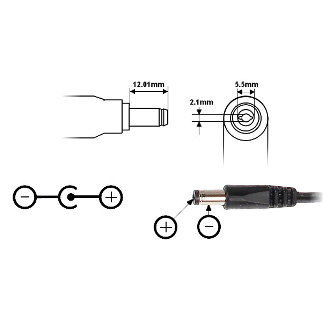 UMA 12V-1.5A-PROTEC voeding adapter voor buiten