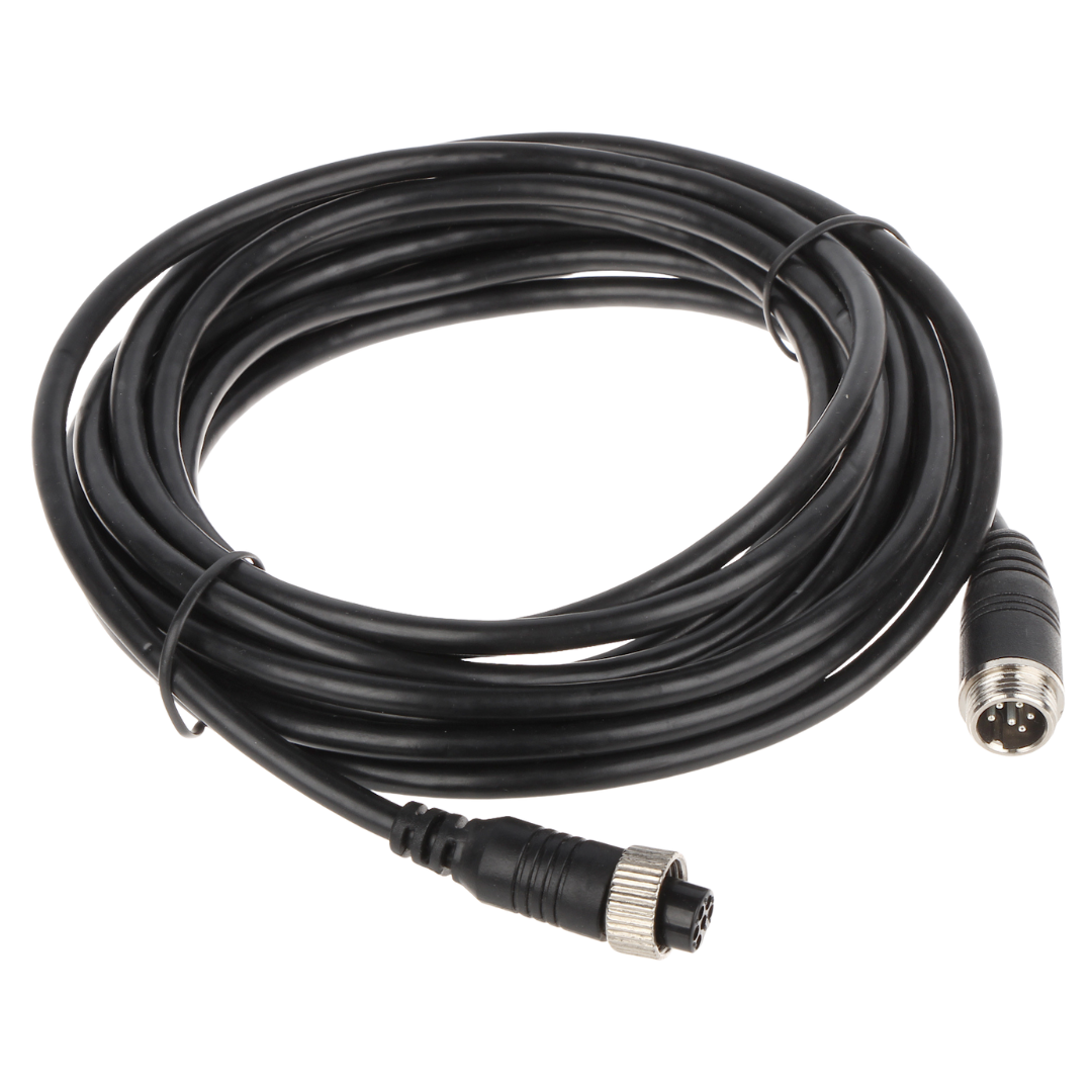 UMA 5M-CABLE-IP-A 5 meter aansluitkabel voor mobiele IP camera aan NVR met 6 pin M12 connector