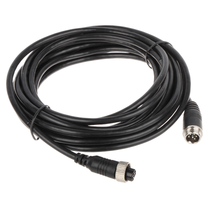 UMA 5M-CABLE-IP-A 5 meter aansluitkabel voor mobiele IP camera aan NVR met 6 pin M12 connector