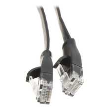 UMA CAT6UTPFLB10 zeer platte UTP netwerkkabel Cat6 Gigabit patchkabel 100% koper kern 10 meter zwart