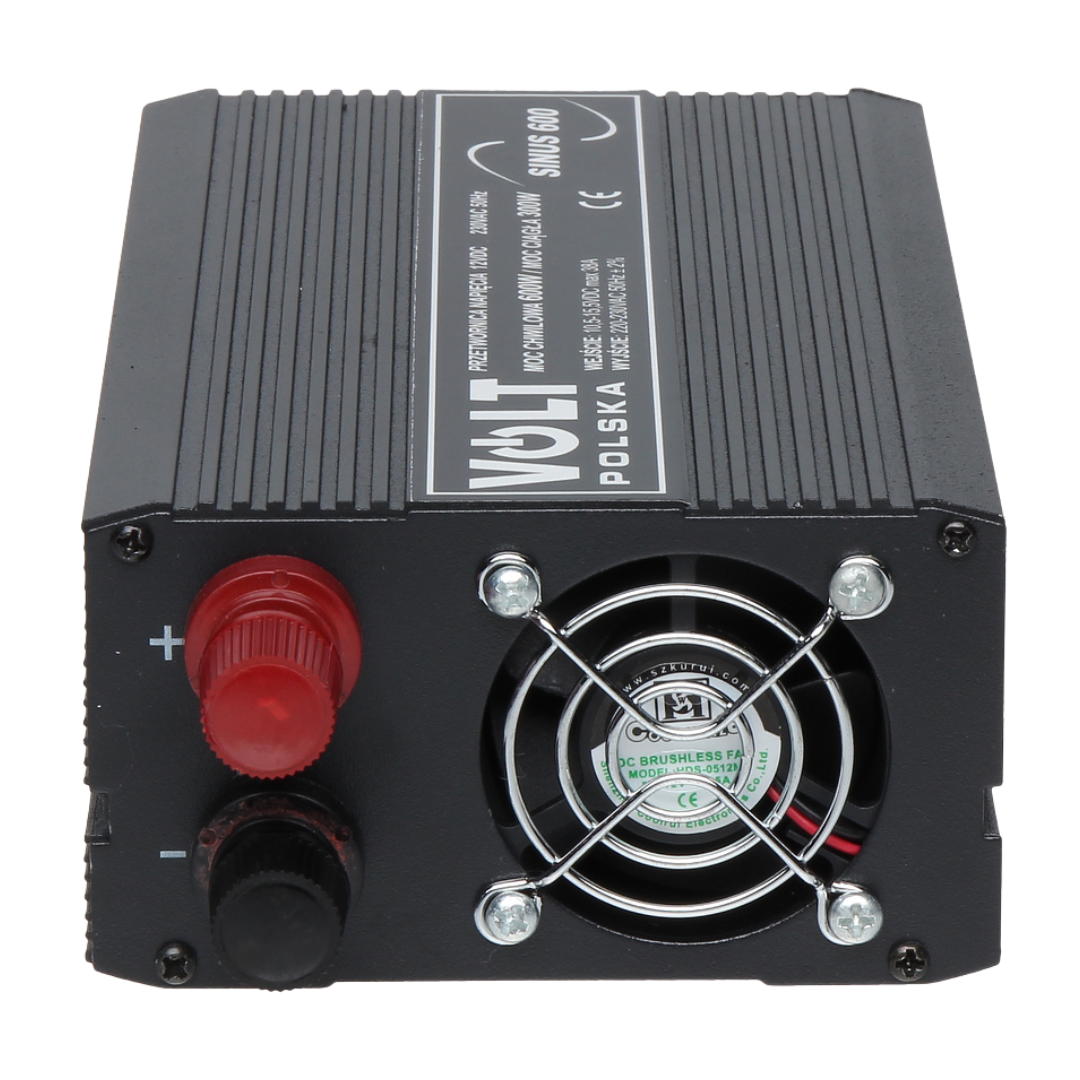 UMA CONV-12-230-600 omvormer van 12VDC naar 230VAC maximaal 600 Watt