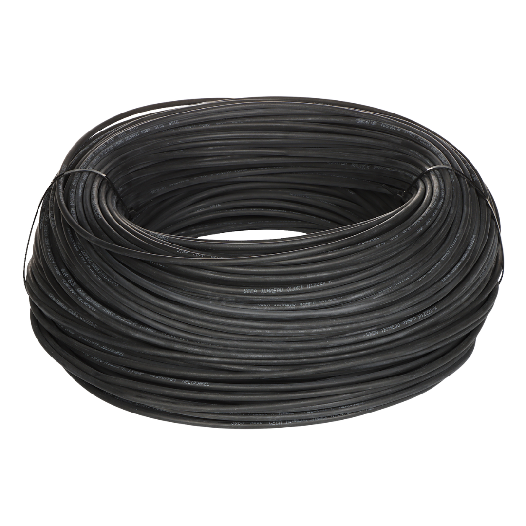 UMA EC-4-B universele zwarte 4mm stroomkabel voor een zonnepaneel installatie