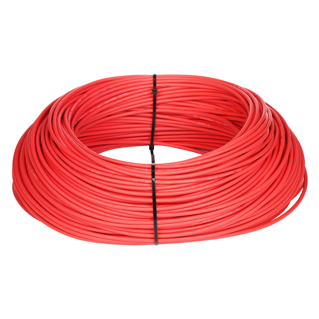 UMA EC-4-R universele rode 4mm stroomkabel voor een zonnepaneel installaties