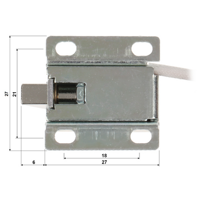UMA EL-C-2 elektrisch mini slot voor kastdeur en laden