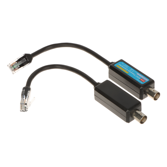 UMA EOC-EPOE EoC passieve converter voor Dahua ePOE IP over analoge coax kabel in set van 2 stuks