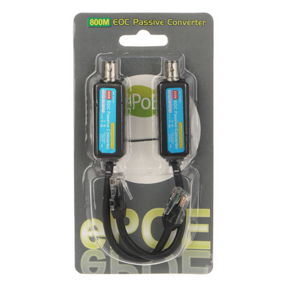 UMA EOC-EPOE EoC passieve converter voor Dahua ePOE IP over analoge coax kabel in set van 2 stuks