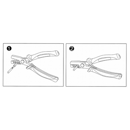 UMA FER-CRIMP crimping pliers for wire end ferrules and cable lugs