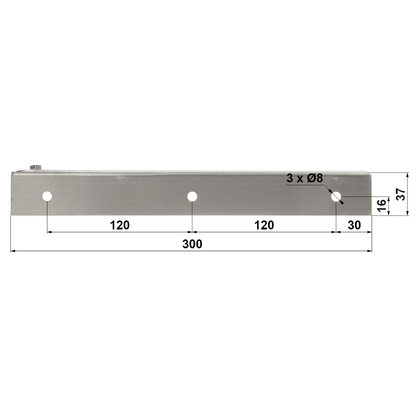 UMA MB-01 Muurmontage universele beugel set voor zonnepanelen tot 80W