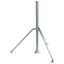 UMA MH10 Muursteun montage mast 1 meter met pluggen en steunen voor camera of antenne