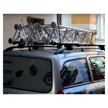 UMA ML45 universele aluminium vrijstaande kantelbare truss mast 4, 5 meter in onderdelen kit voor zelfbouw met grondanker