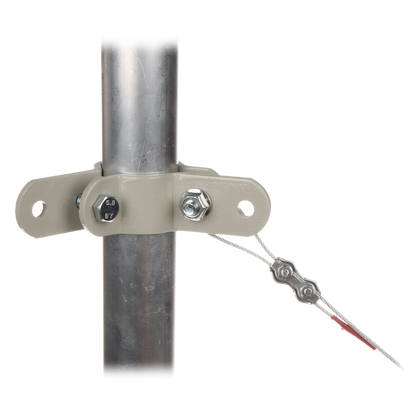 UMA MT65 Telescopische universele aluminium mast 6, 5m met tuikabels voor camera of antenne
