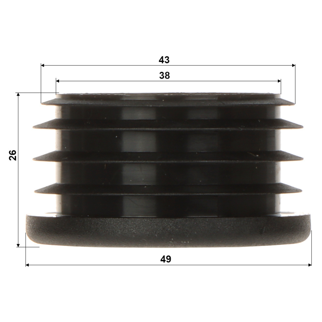 UMA MTMD-3945 Dop voor mast of buis diameter 39-45mm