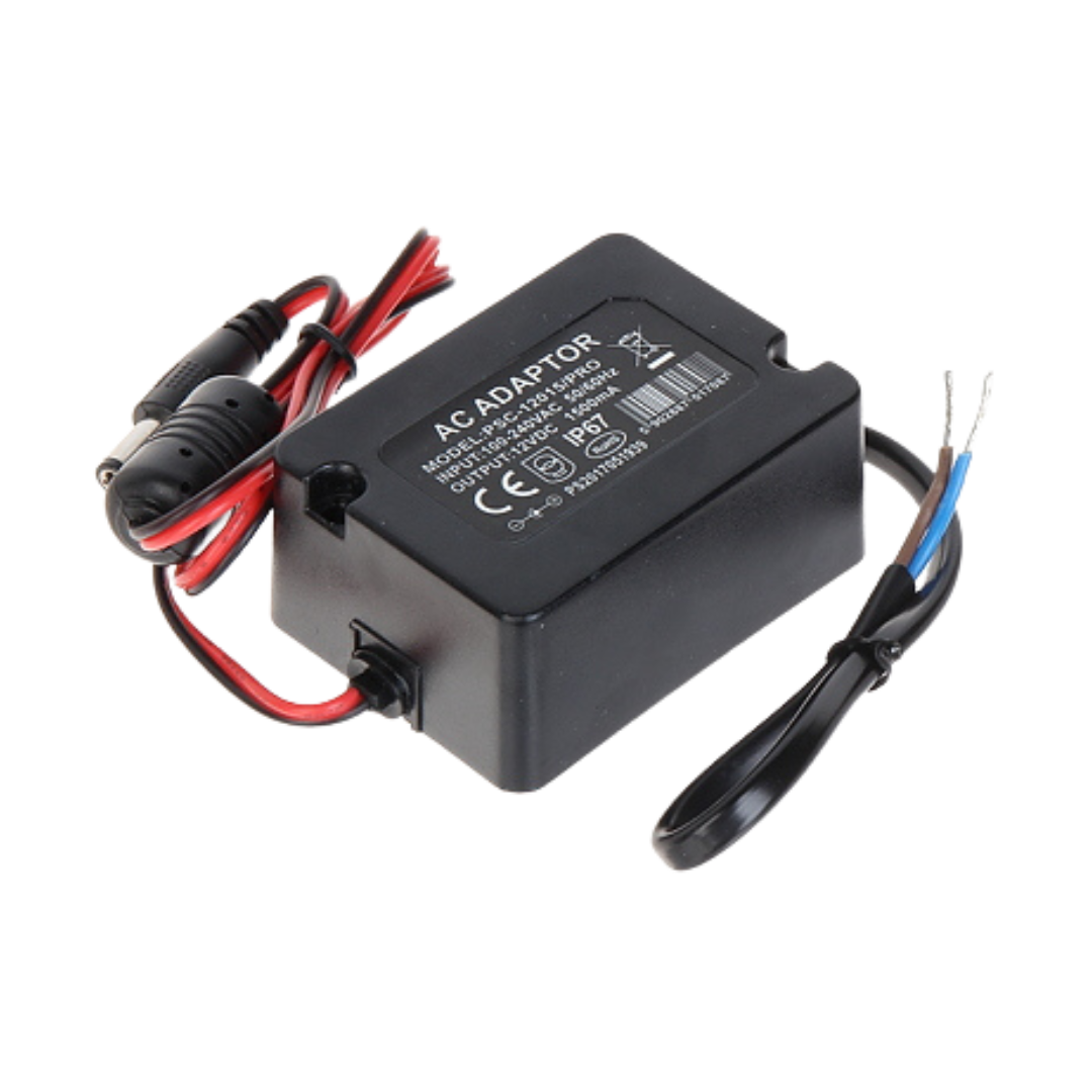 UMA PA-12-1500-W-2 12V/1.5A waterbestendige universele mini voeding adapter