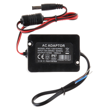 UMA PA-12-1500-W-2 12V/1.5A waterbestendige universele mini voeding adapter
