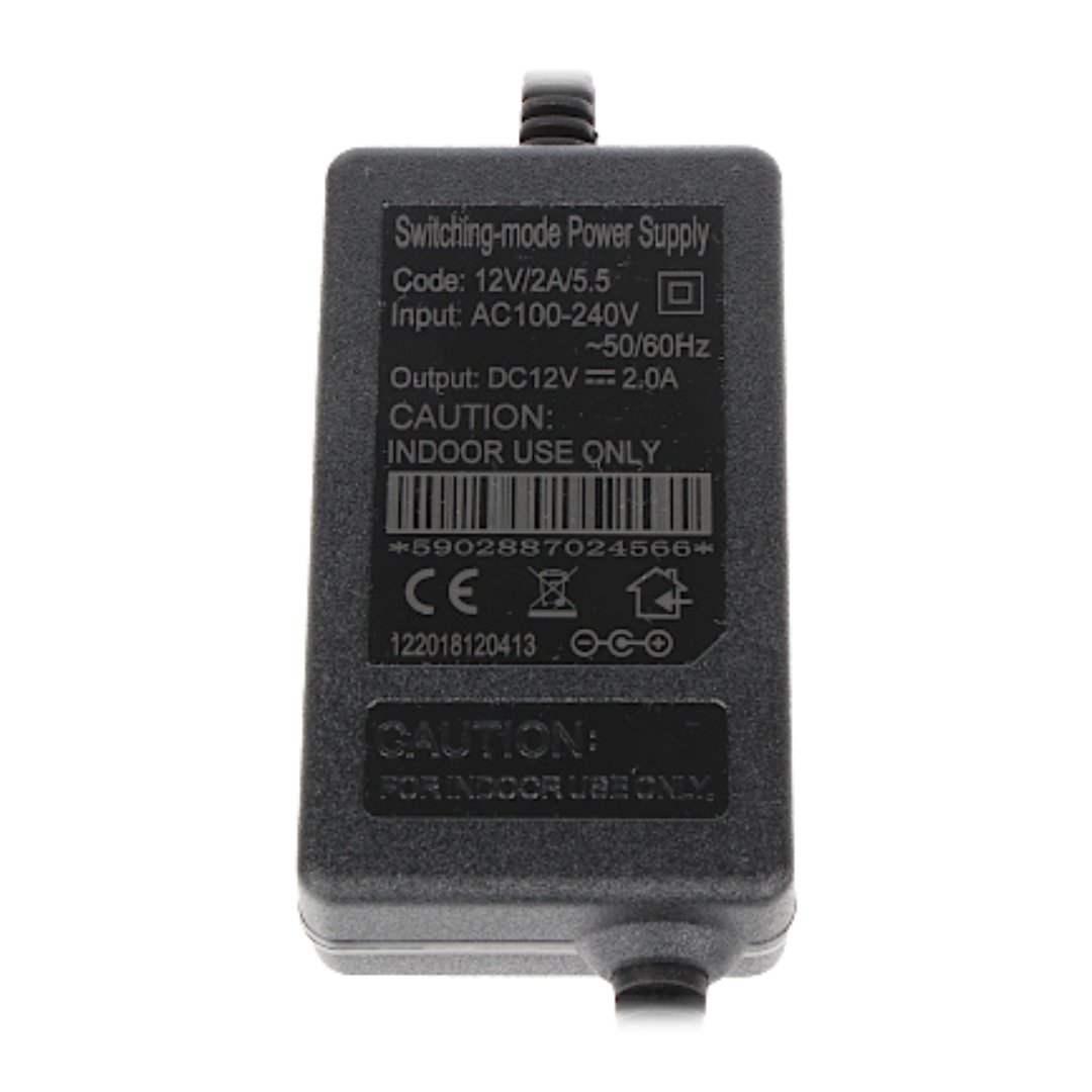 UMA PA-12-2000-E 12V/2A universele voeding adapter met kabel