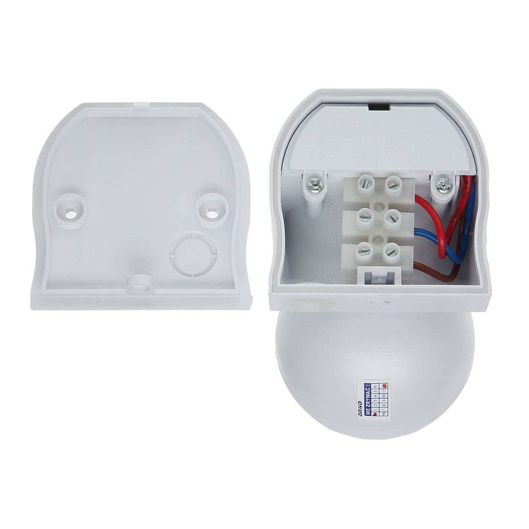 UMA PIR-180-230-W universele buiten PIR bewegingsdetector 180 graden 12 meter 230V 1200W LED