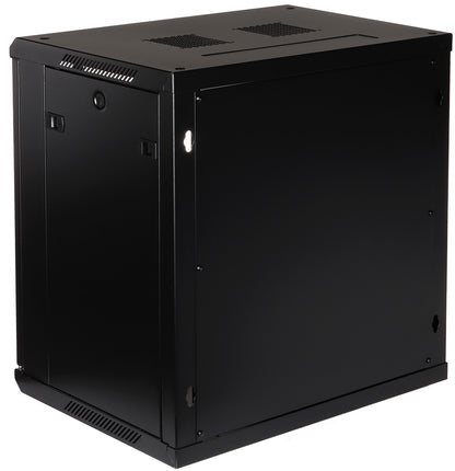 UMA RA19-12U-450 – Patchkast wand - met glazen afsluitbare deur (600x640x450mm)