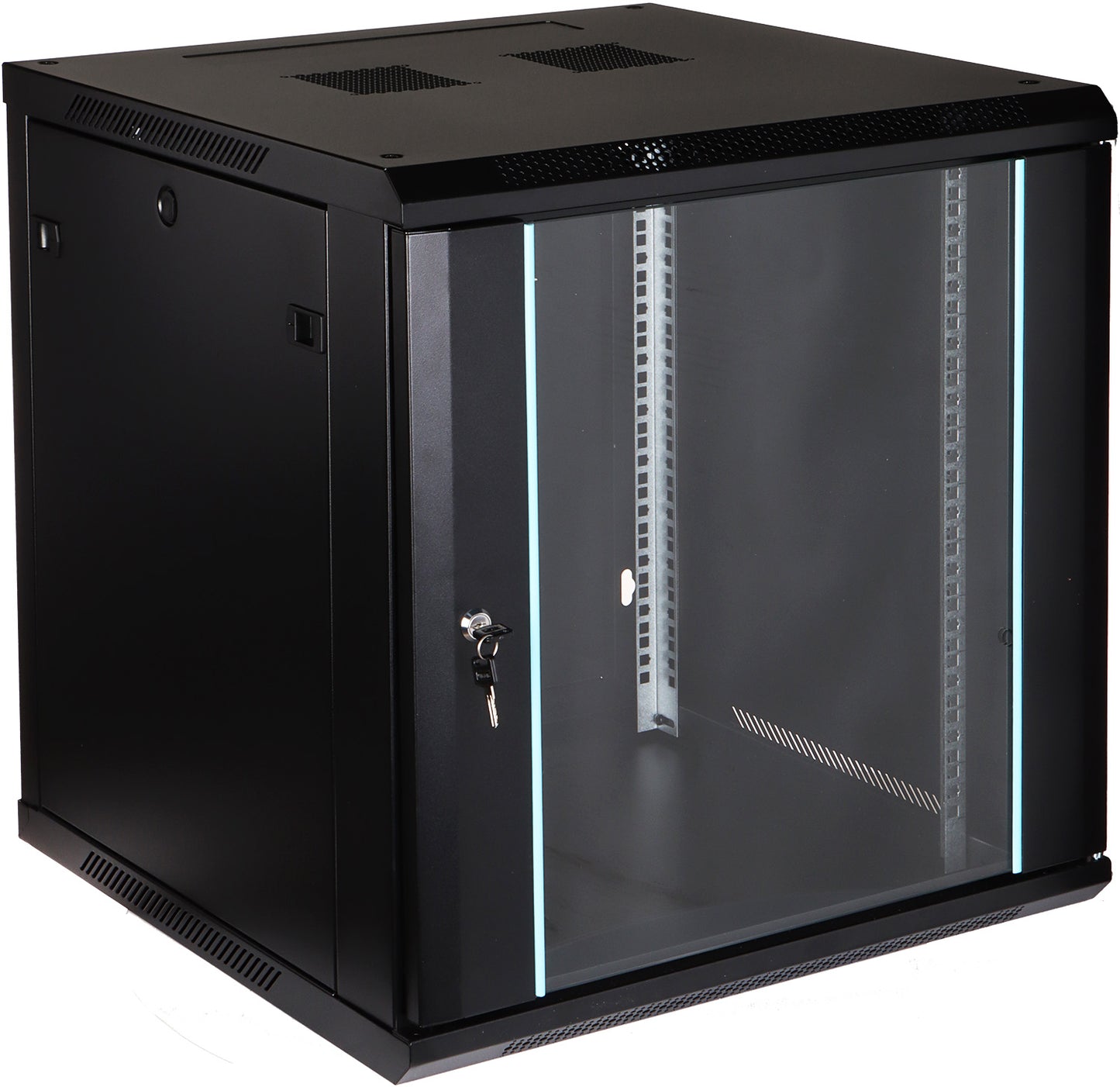 UMA RA19-12U-600 – Patchkast wand - met glazen afsluitbare deur (600x640x600mm)