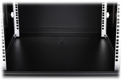 UMA RA19-12U-600 – Patchkast wand - met glazen afsluitbare deur (600x640x600mm)