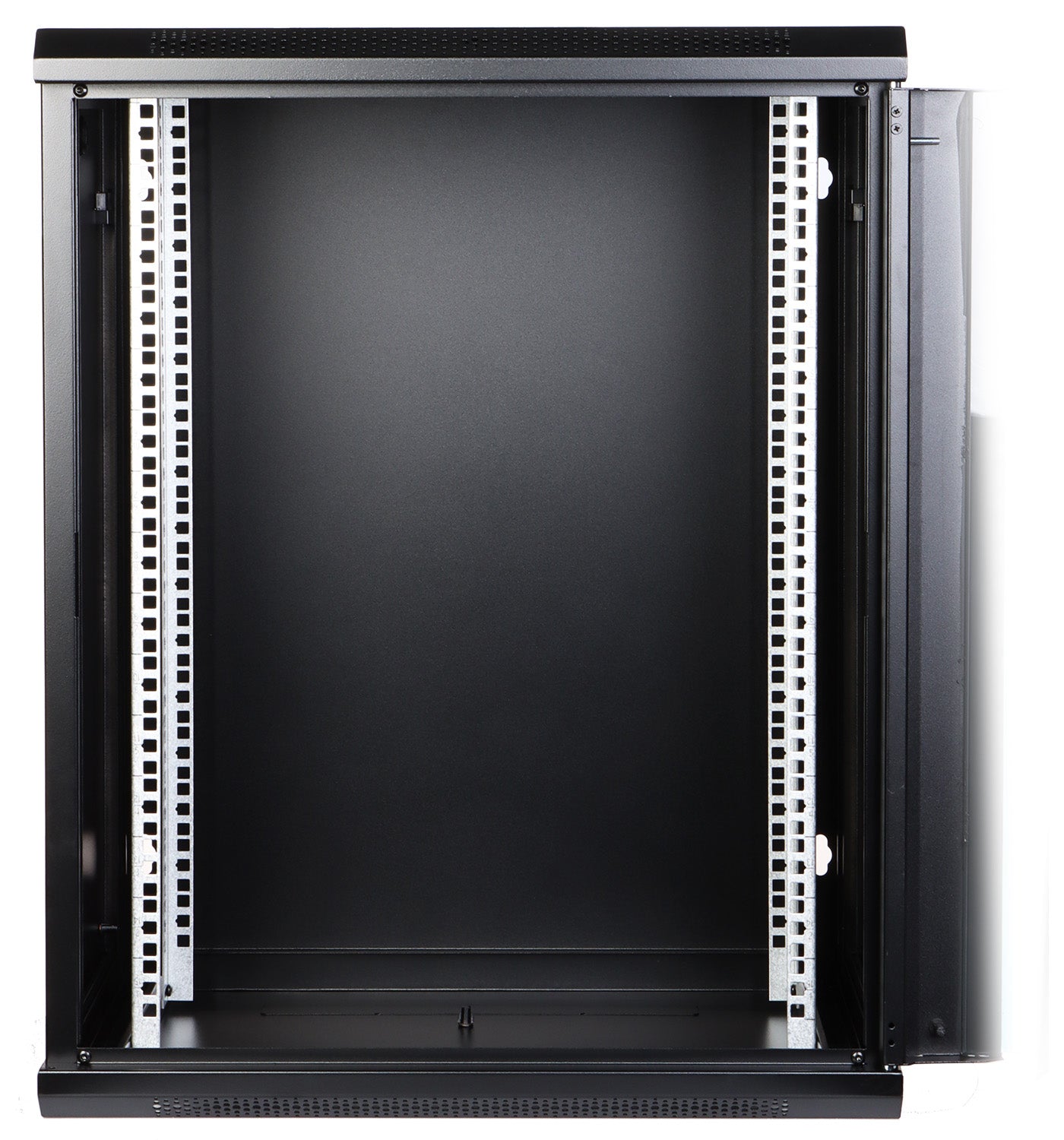 UMA RA19-15U-450 – Patchkast wand - met glazen afsluitbare deur (600x770x450mm)