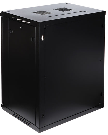 UMA RA19-15U-450 – Patchkast wand - met glazen afsluitbare deur (600x770x450mm)