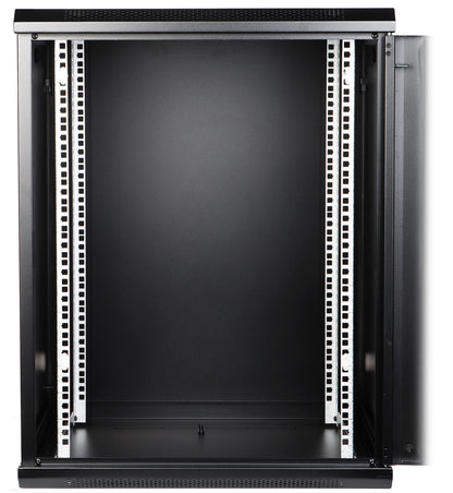 UMA RA19-15U-600 – Patchkast wand - met glazen afsluitbare deur (600x770x600mm)